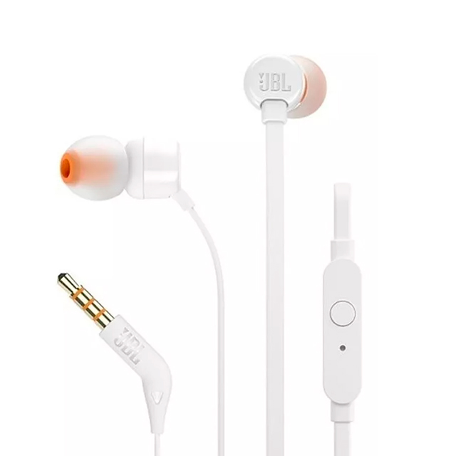 Audifonos JBL Tune 110 In-Ear - JBLT110WHTAM 