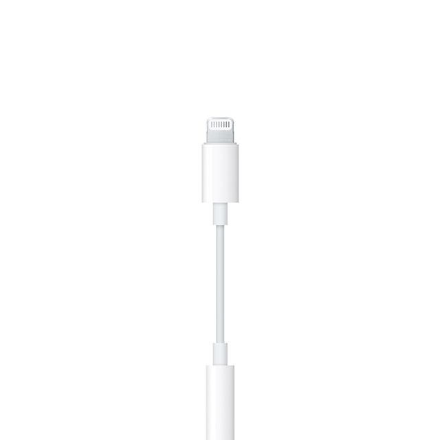 Apple Adaptador de Lightning a entrada de 3.5 mm para audífonos - MMX62AM/A