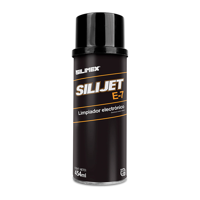 Limpiador en Aerosol Silimex E-7 Plus 454ml, Elimina Polvo y Residuos - 750300219605