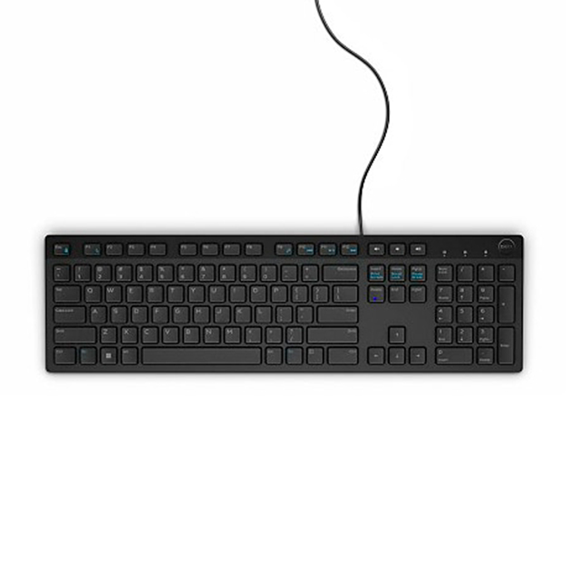 Teclado de Membrana Dell KB216, Alámbrico, Ingles - KB216-BK-US