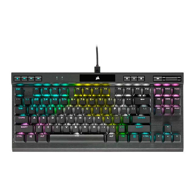 Teclado Mecánico Corsair K70 RGB Champion Series, Switches Cherry MX Speed, Ingles - CH-9119014-NA