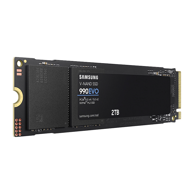 Unidad de Estado Solido SSD NVMe M.2 Samsung 990 Evo, 2TB, 5,000/4,200 MB/s, PCI Express 5.0 - MZ-V9E2T0B/AM