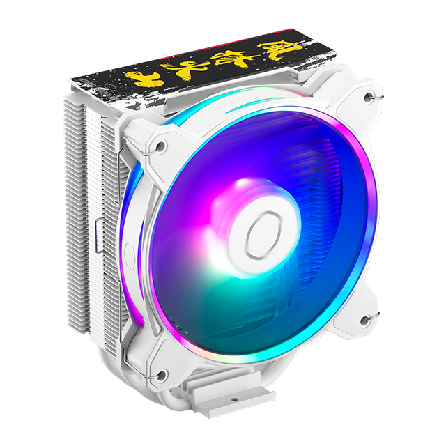 Disipador para CPU Cooler Master Hyper 212 Halo SF6 Ryu Edition, ARGB, Blanco, LGA 1700 / AM5 - RR-S4WW-20PA-RY