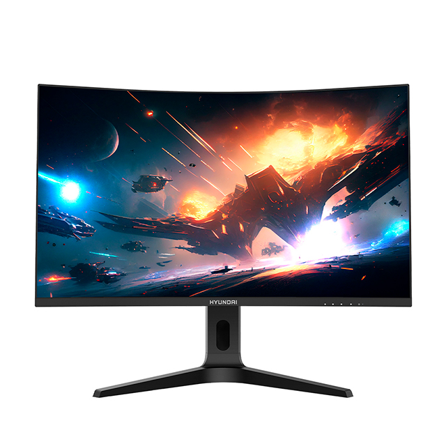 Monitor Hyundai HT32CGMBK03, Curvo, 32", QHD, 2560 x 1440, 165Hz, LED - HT32CGMBK03