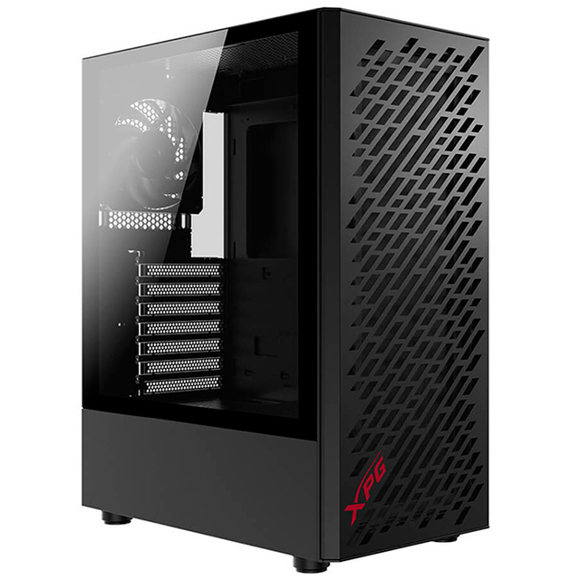 Gabinete XPG Valor Air, Negro, ATX, 4 Ventiladores, Cristal Templado - VALORAIRMT-BKCWW