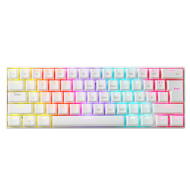 Teclado Gamer Mecanico XPG Summoner Mini | Blanco | Switches Outemu Blue | 60% - SUMMONERMINI61BL-WHCES