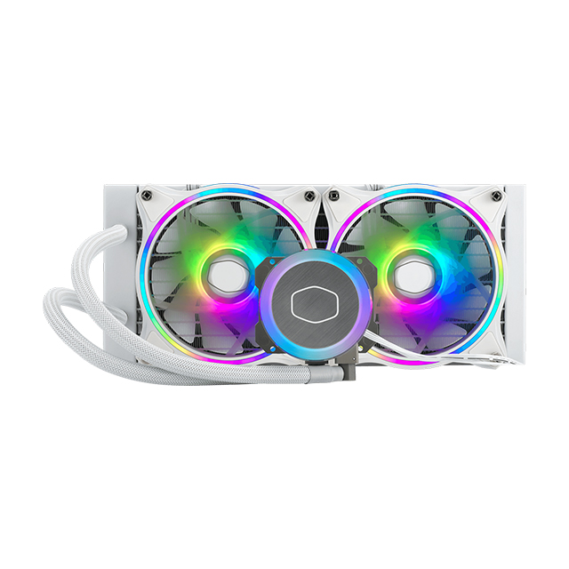 Enfriamiento Líquido Cooler Master ML240 Illusion WH | 240mm | RGB | AM5 y LGA 1700 - MLX-D24M-A18PW-R1