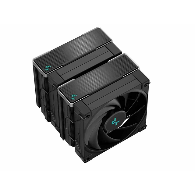 Disipador para CPU DeepCool AK620 Zero Dark, 120mm, 28 dBA, 500-1850 RPM, Doble Torre, Soporte Universal - R-AK620-BKNNMT-G-1