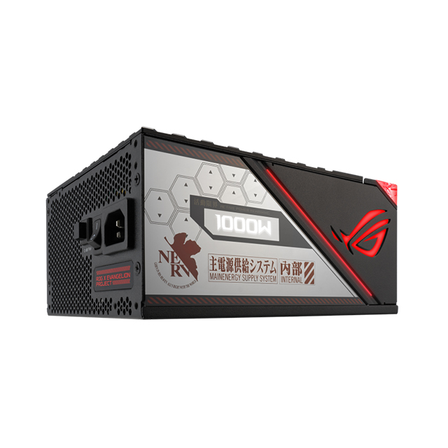 Fuente De Poder Asus ROG Thor 1000W Platinum II | 80+ Platinum | Edición Especial| Full Modular | EVA-02 Edition - ROG-THOR-1000P2-EVA-GAMING 