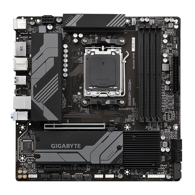 Tarjeta Madre Gigabyte B650M DS3H | Micro ATX | AM5 | DDR5 8000Mhz OC | 2x M.2 