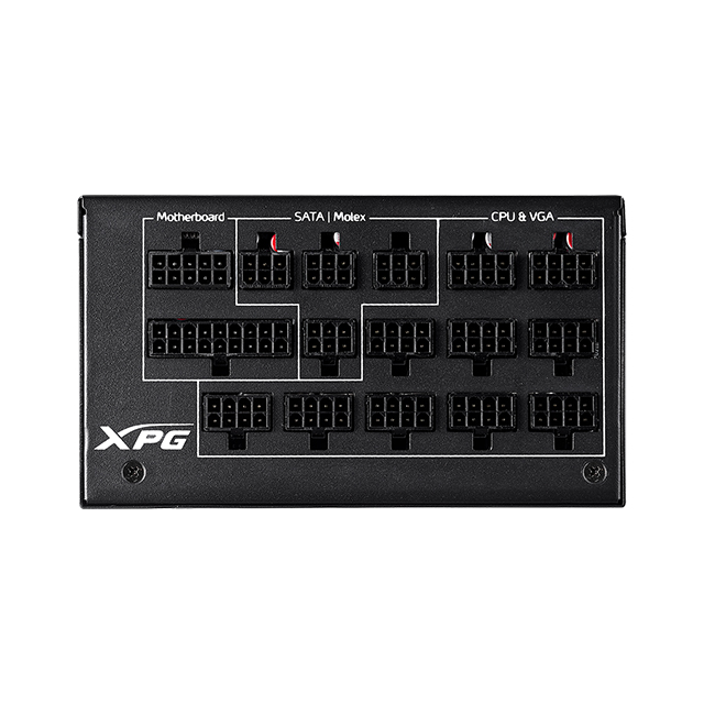 Fuente de Poder XPG Cybercore | 1000w | 80+ Platinum | Full Modular - CYBERCORE1000P-BKCUS