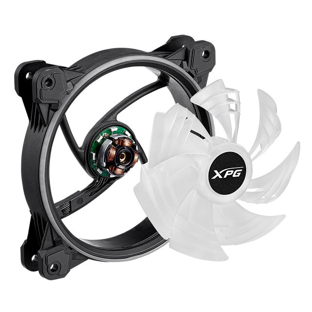 Ventilador XPG Hurricane | 120mm | ARGB - HURRICANE120ARGBPWM-BKCWW