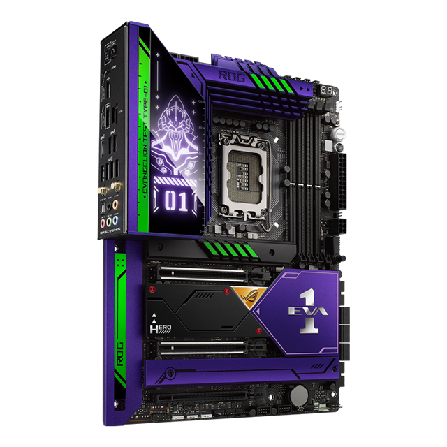 Tarjeta Madre Asus ROG MAXIMUS HERO Z690 EVANGELION EVA-01 EDITION | DDR5 | LGA1700 | Intel Z690 | ROG-MAXIMUS-Z690-HERO-EVA-01 - 195553762458-A