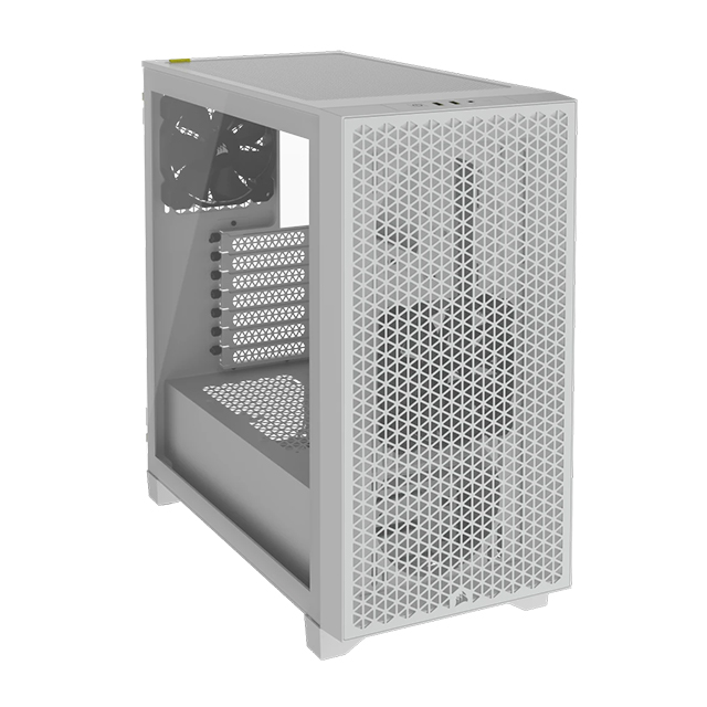 Gabinete Corsair 3000D Airflow | Blanco | Cristal Templado | 2 Ventiladores SP120 ELITE | ATX - CC-9011252-WW