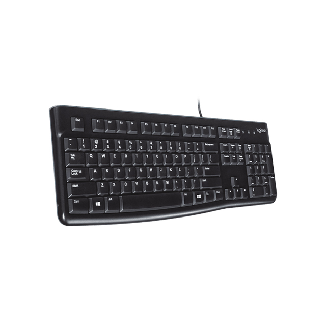 Teclado Logitech K120 | Alámbrico | Inglés | Membrana - 920-004422