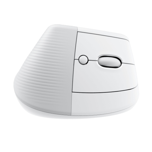 Mouse Logitech Lift | Ergonómico | Inalámbrico | Blanco | 6 Botones - 910-006469