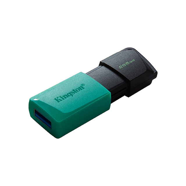 Memoria USB Kingston DataTraveler Exodia M 256GB, Negra con Aqua, USB 3.2 - DTXM-256GB