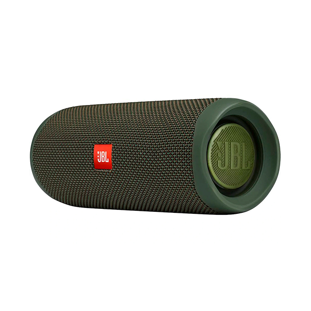 Bocina Bluetooth JBL Flip 5 Verde | Resistencia al agua IPX7 | Compatible con PartyBoost - JBLFLIP5GRENAM 