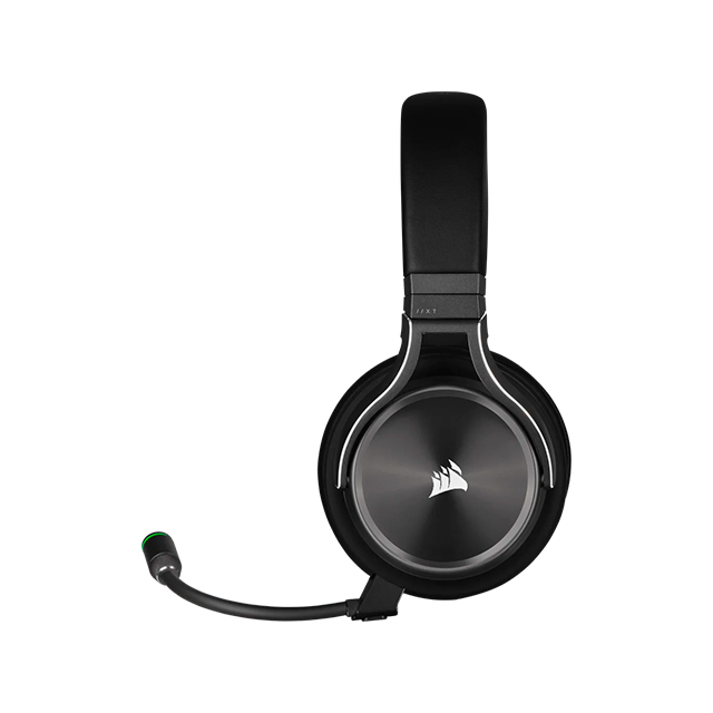 Diadema Corsair Virtuoso RGB Wireless XT Slate, Inalámbrico, 7.1 Surround, USB, USB-C, 3.5mm, PC - CA-9011188-NA