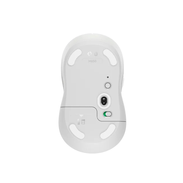 Mouse Logitech Signature M650 Blanco, Inalámbrico, 5 Botones, 4,000 DPI - 910-006252