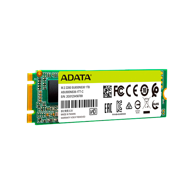 Unidad de Estado Solido SSD M.2 SATA ADATA SU650, 480GB, 550 / 510MB/s - ASU650NS38-480GT-C