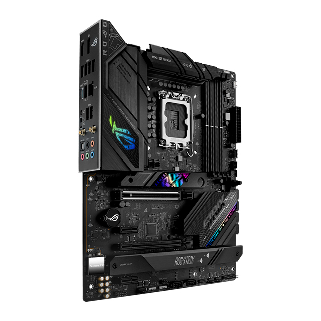 Tarjeta Madre Asus ROG STRIX B760-F GAMING WIFI, ATX, LGA1700, 12th, 13th y 14th Gen Intel, DDR5 7800Mhz OC, x3 M2, x4 SATA, Wi-Fi 6E, Bluetooth 5.3, Asus Aura Sync - 90MB1CT0-M0AAY0