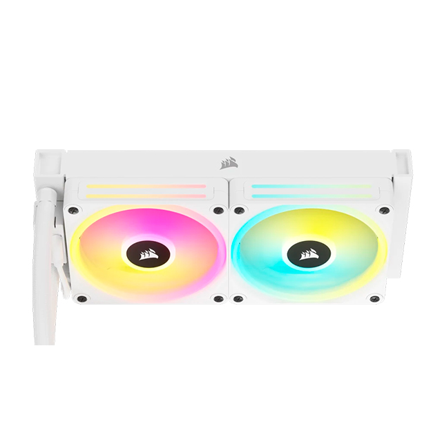 Enfriamiento Liquido Corsair iCUE H100i RGB, 240mm, Blanco - CW-9061005-WW