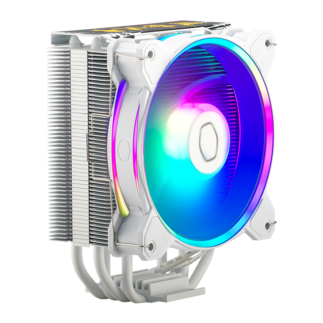 Disipador para CPU Cooler Master Hyper 212 Halo SF6 Ryu Edition, ARGB, Blanco, LGA 1700 / AM5 - RR-S4WW-20PA-RY