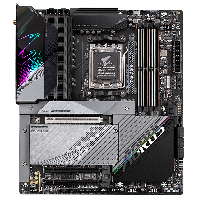 Tarjeta Madre Gigabyte X670E Aorus Master | Socket AM5 | Ryzen 7000 / 8000 | E-ATX | DDR5-8000 OC - X670E-AORUS-MASTER