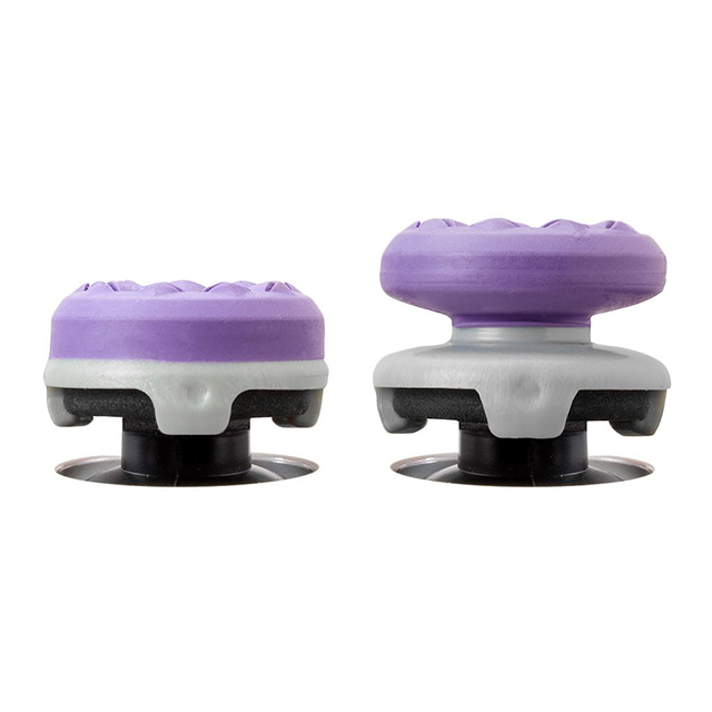 KontrolFreek - Galaxy - para Ps4 y Ps5 | Performance Thumbsticks | 2 Alturas elevadas, Versátil | Morado