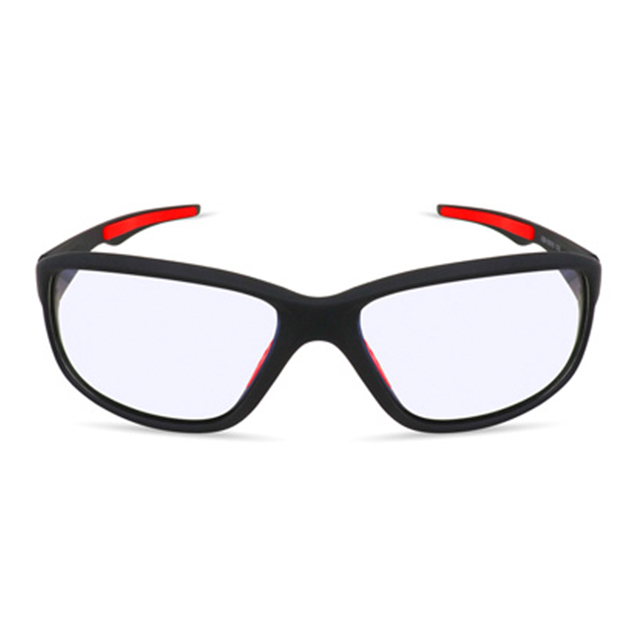 Lentes Antiradiacion Gamer para PC BRobotix, Negro/Rojo, Mica Translúcida - 6000274     