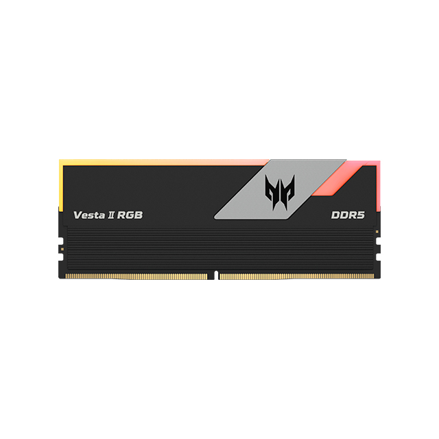 Memoria RAM Acer Predator Vesta II RGB, DDR5, 64GB 2x32GB, 6000Mhz, Negro - BL.9BWWR.381