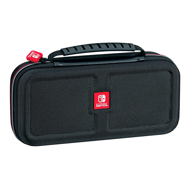 Estuche de Viaje para Nintendo Switch, Resistente, Incluye 2 fundas para juegos y 2 fundas para tarjetas Micro SD, Protector de pantalla acolchada - B01MY9JB2U