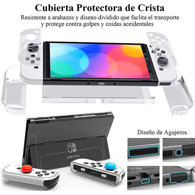 Estuche de Viaje para Nintendo Switch con accesorios 25 en 1 - B0CQ2J1RQ4