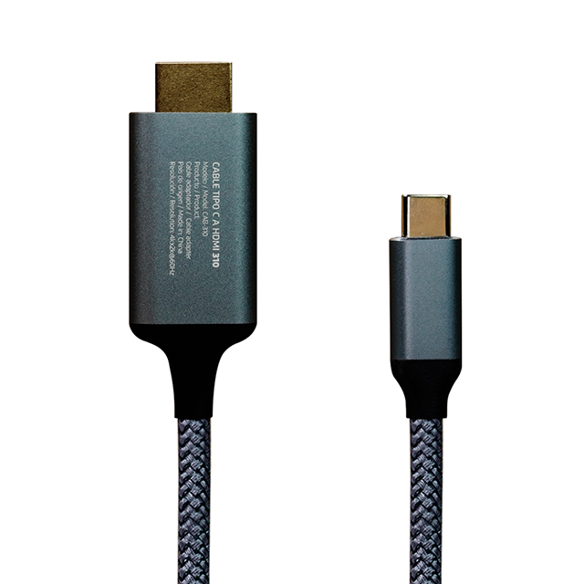 Cable Vorago USB-C a HDMI, 1.8 Metros, 4K 60Hz  - CAB-310