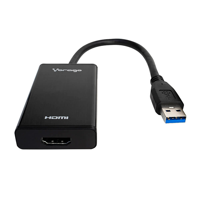 Adaptador Vorago ADP-204, USB 3.0 a HDMI, Incluye un Puerto 3.5mm - ADP-204