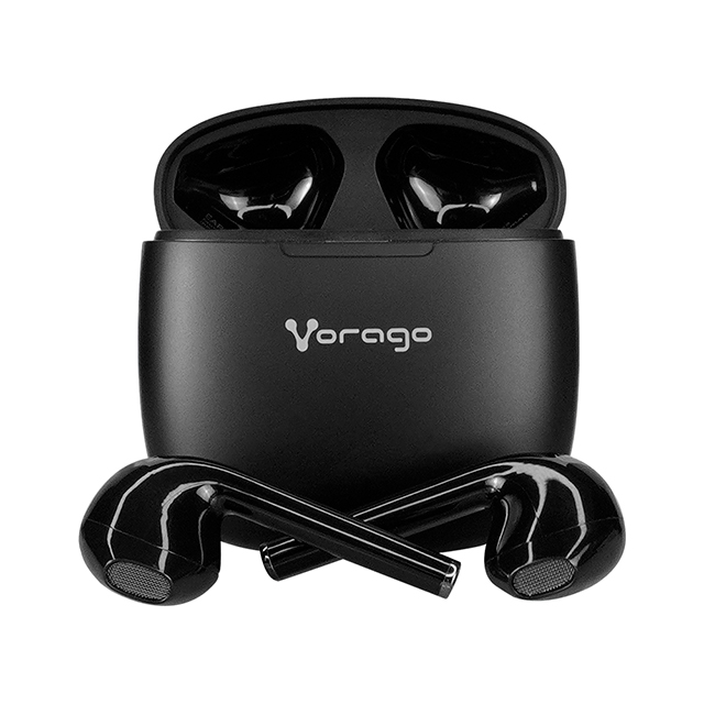 Audifonos Vorago EP-305, Negros, Bluetooth v5.3, 28 Horas de Batería, Resistentes al Sudor y lluvia IPX6 - ESB-305