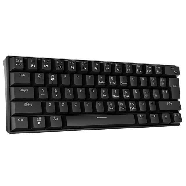 Teclado Gamer Mecanico XPG Summoner Mini | Negro | Switches Outemu Blue | 60% - SUMMONERMINI61BL-BKCES