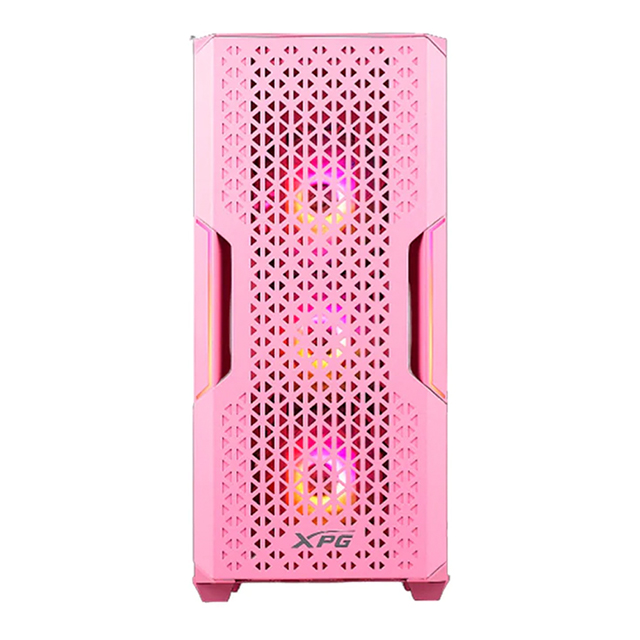 Gabinete XPG Starker Air RGB | Rosa | ATX | 2 Ventiladores | Cristal Templado - STARKERAIR-PKCUS