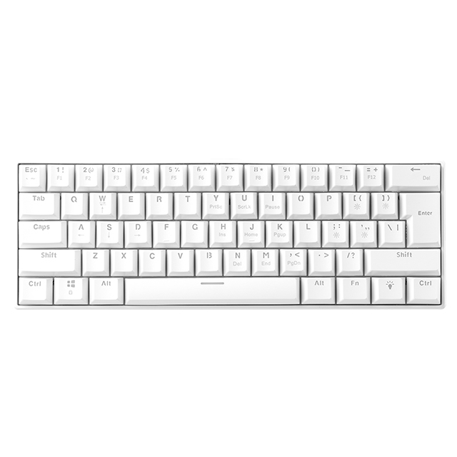 Teclado Gamer Mecanico XPG Summoner Mini | Blanco | Switches Outemu Red | 60% - SUMMONERMINI61RD-WHCES