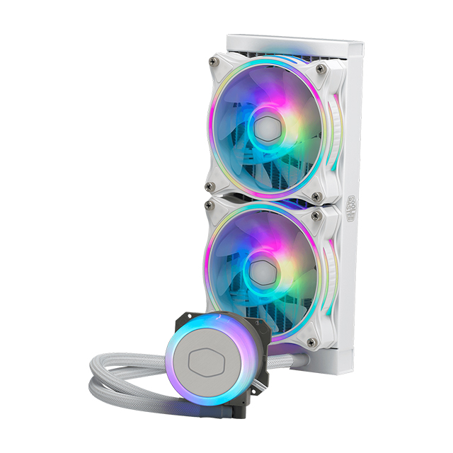 Enfriamiento Líquido Cooler Master ML240 Illusion WH | 240mm | RGB | AM5 y LGA 1700 - MLX-D24M-A18PW-R1