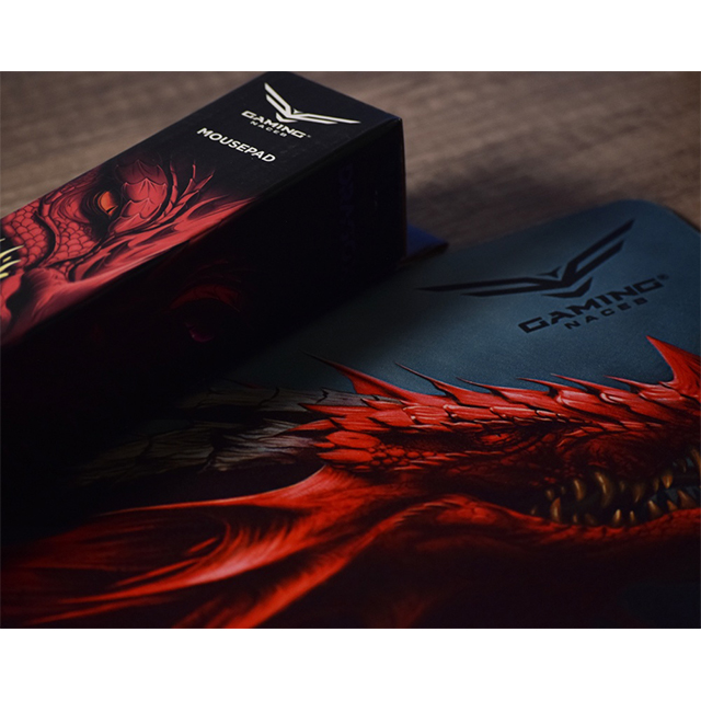 Mousepad Gamer Naceb Dragon X | CH | Antiderrape | 275 x 50 mm - NA-0945