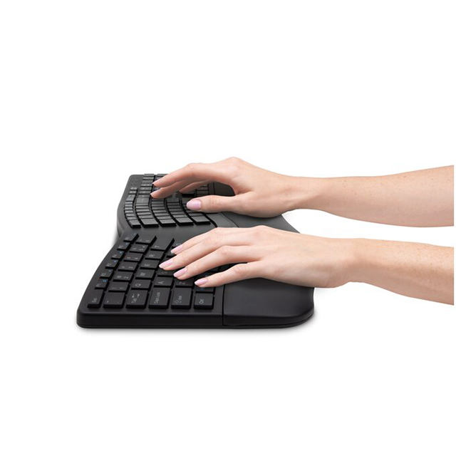 Teclado Ergonómico Kensington Pro Fit | Inalambrico | Negro | Ergonomico | Formato 100% - K75401