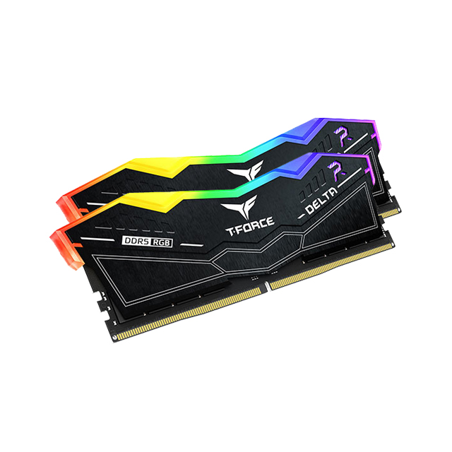 Memoria RAM Teamgroup T-Force Delta RGB DDR5 32GB 2x16GB, 6200Mhz Negras - FF3D532G6200HC38ADC01 