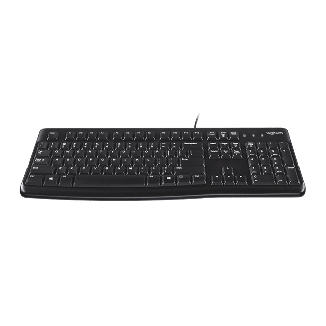 Teclado Logitech K120 | Alámbrico | Inglés | Membrana - 920-004422