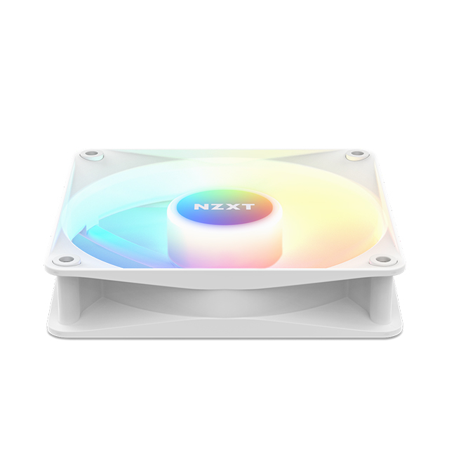 Ventilador NZXT F120 RGB Core, Blanco, 500-1800RPM, - RF-C12SF-W1