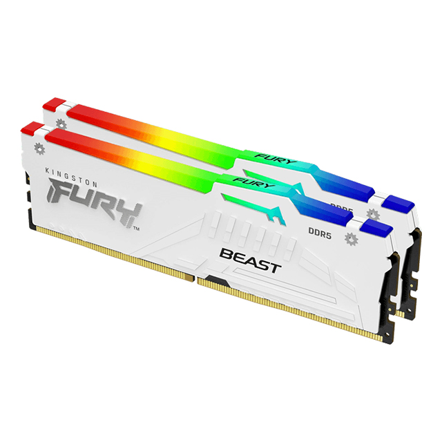 Memoria RAM Kingston Fury Beast RGB 64GB DDR5 2x32GB 5600Mhz - KF556C40BWAK2-64