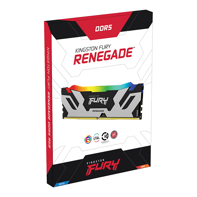 Memoria RAM Kingston Fury Renegade RGB 16GB DDR5 1x16GB 6000Mhz - KF560C32RSA-16