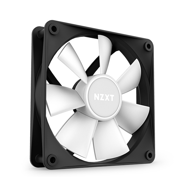 Ventiladores NZXT F120 Core RGB, Kit de 3 Ventiladores 120mm Negros RGB - RF-C12TF-B1