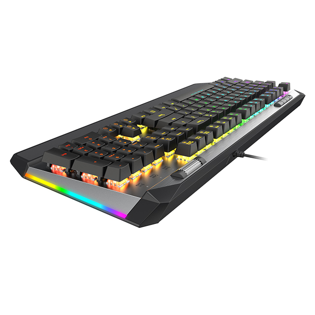 Teclado Viper V765, Mecánico, Inglés, Proteccion IP65 Agua y Polvo, RGB, Switches Kailh White, 100% - PV765MBWUXMGM